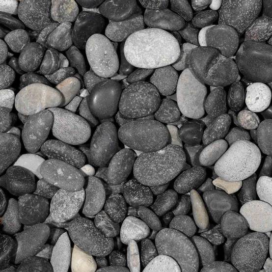 Galet Calcaire Gris / Noir 16-25 mm - Lot de 50 sacs de 20 kg (15 m²) - RO'MA NATURE