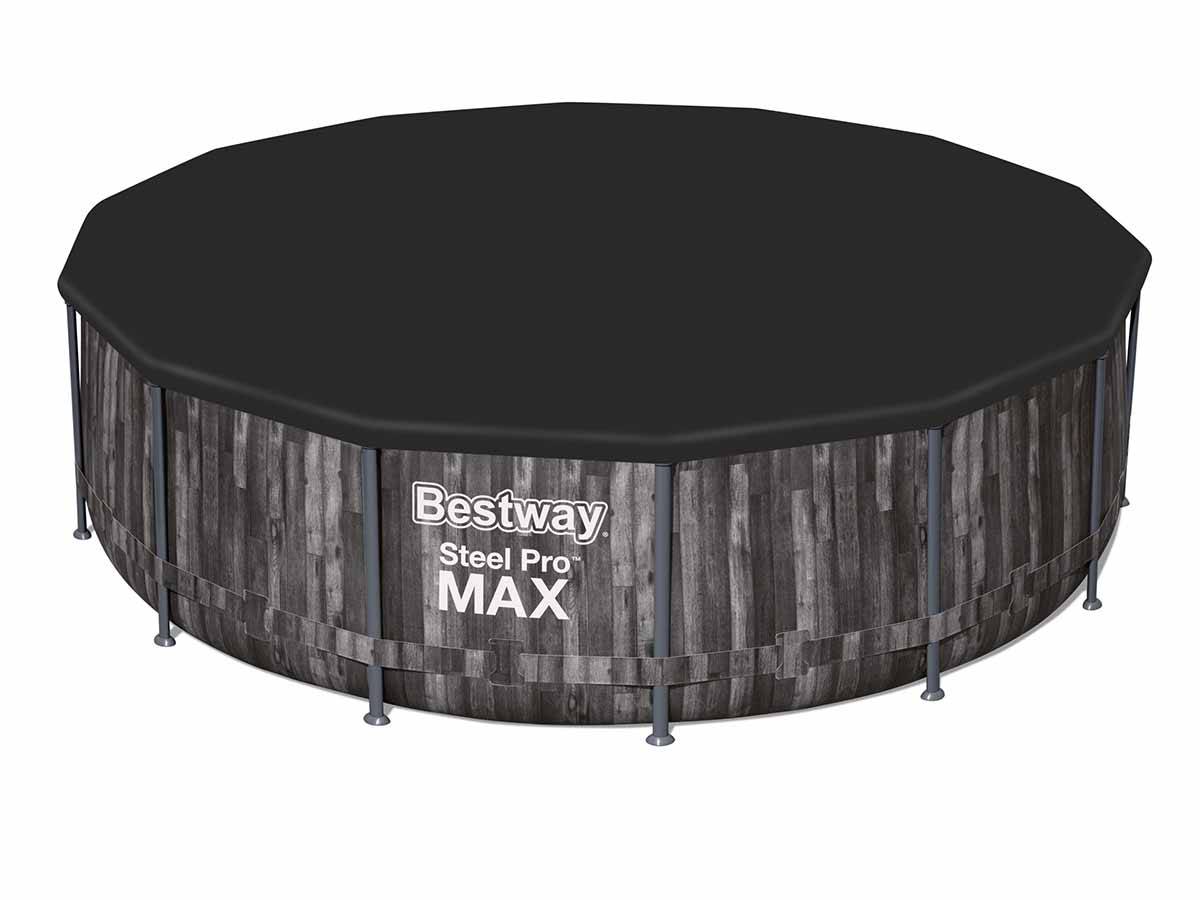 Bestway - Piscine tubulaire Steel Pro Max décor bois ronde 4,27 x 1,07 m - Bestway - Image 6