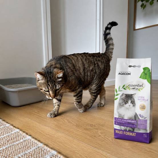 Litière Naturelle Lavande Biodégradable pour Chat - 6 L 6 l - Image 3