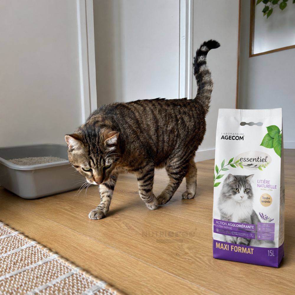 Litière Naturelle Lavande Biodégradable pour Chat - 6 L 6 l - Image 3