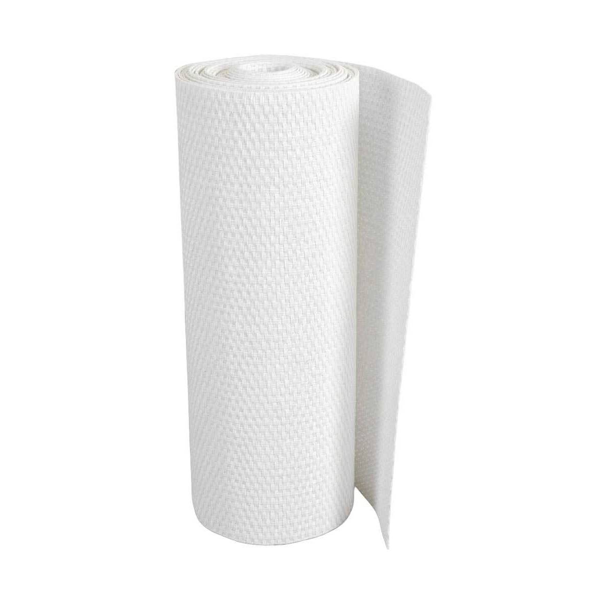 Rattan Art - Brise-vue en résine tressée pour balcon et clôture coloris blanc 1 x 5 m - Image 1