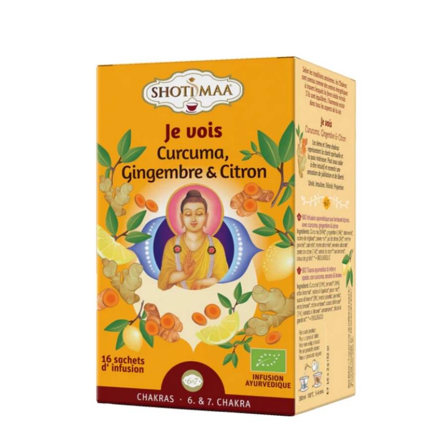 Tisane Bio Je Vois - Thé Biologique Sans Caféine - Favorise la clarté spirituelle et la paix intérieure - Image 1