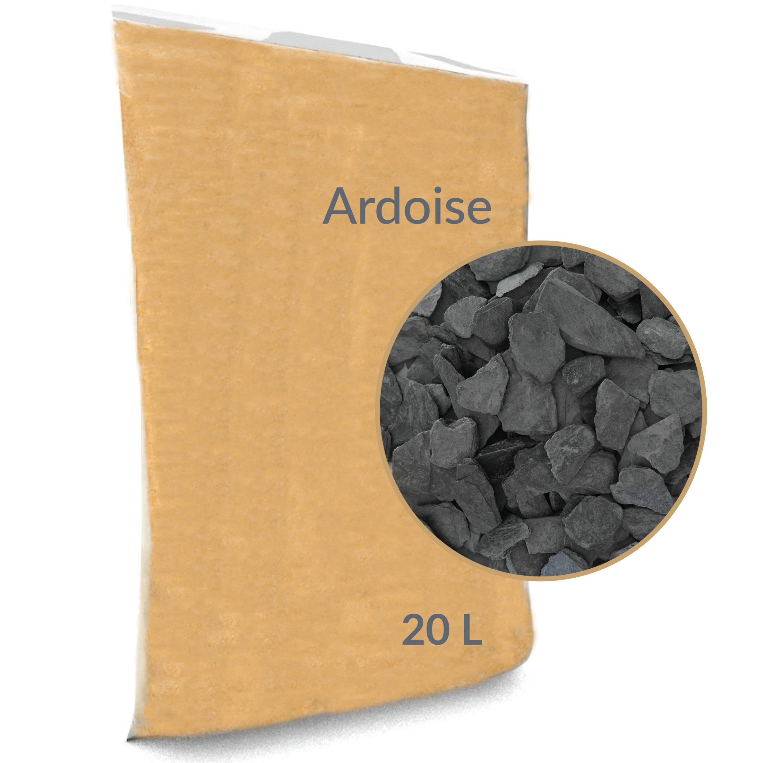 No name  - Lot de 4 sacs de 20 L d'ardoise noire 15/30 - Image 7