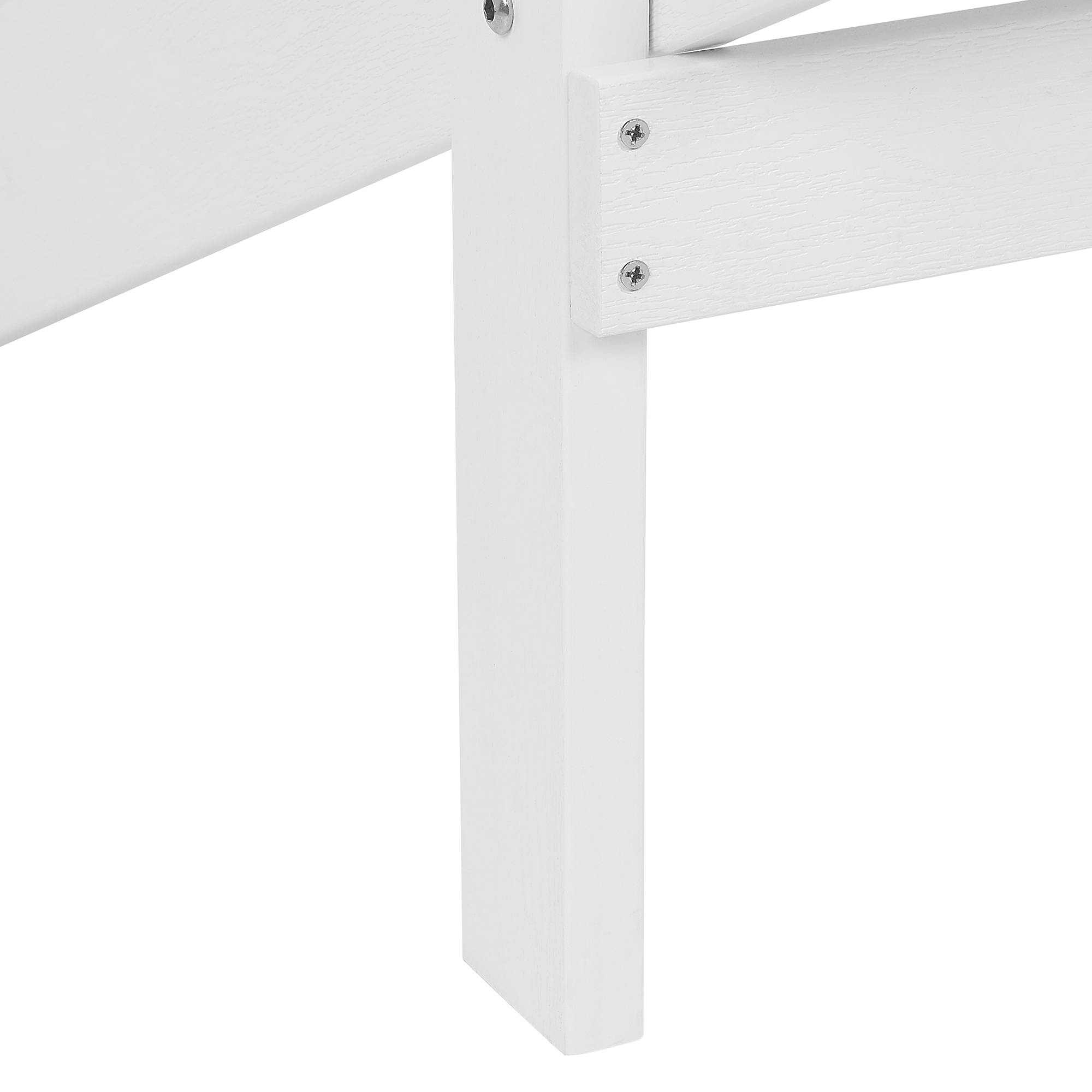 Beliani - Chaise de jardin Bois synthétique Blanc ADIRONDACK - Beliani - Image 10