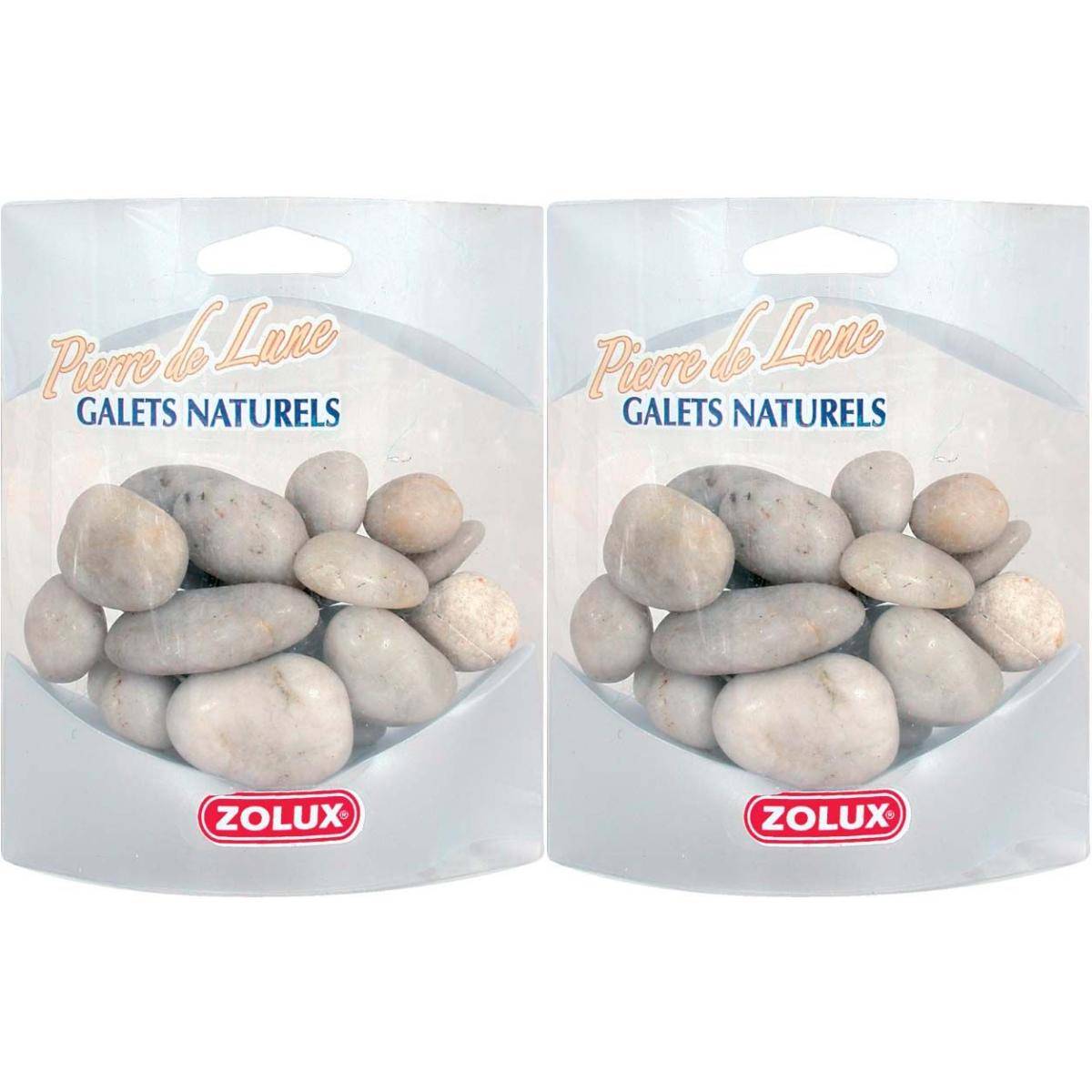 Zolux - Galets naturel Pierre de lune (Lot de 2) - Image 1