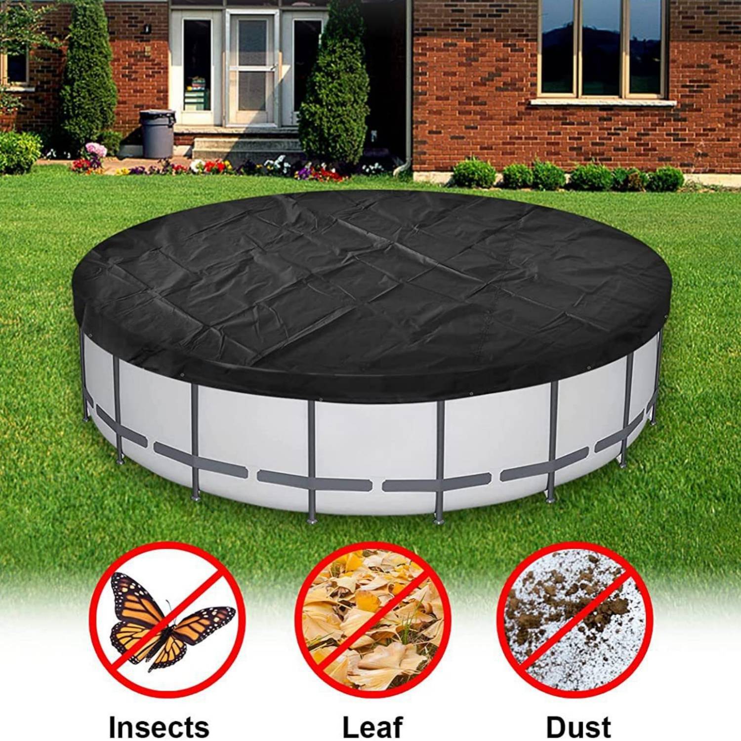 Housse de protection ronde pour spa - 210x30cm DtopbuyAge - Image 4