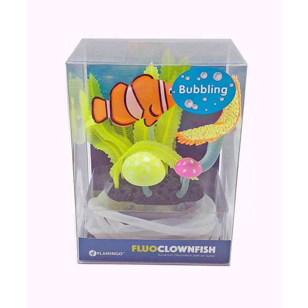 Poisson clown avec sortie d'air couleur aléatoire Décoration Aquarium Fluo - Image 8