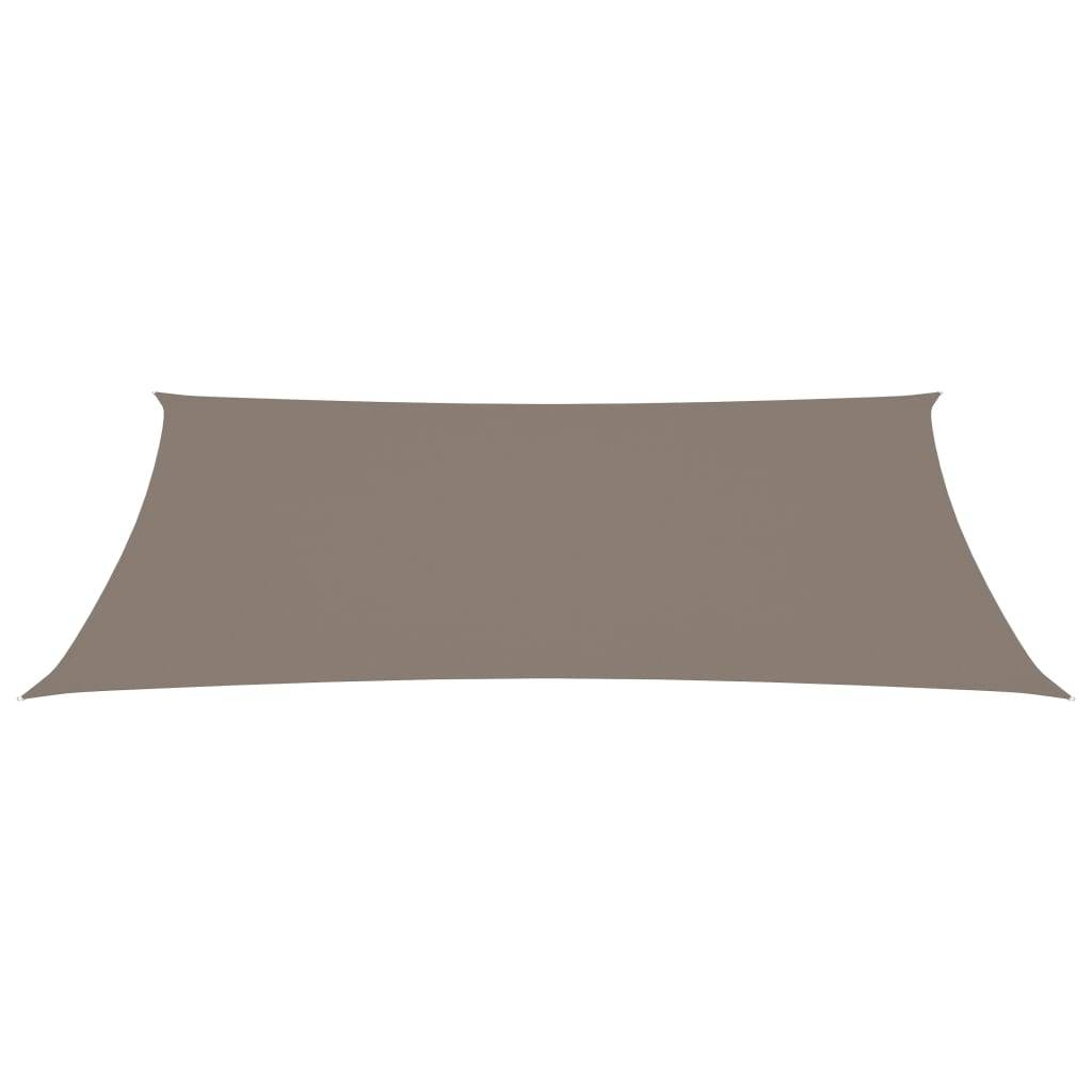 Helloshop26 - Voile toile d'ombrage parasol tissu oxford rectangulaire 2,5 x 5 m taupe - Image 2