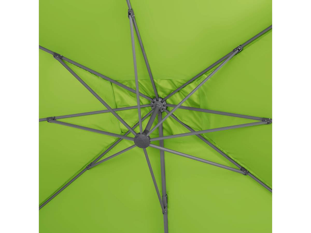 Habitat Et Jardin - Parasol Jardin Déporté Alu "sun 4" - Rectangle - 3 X 4 M + Housse De Protection - Vert -habitat Et Jardin - Image 4