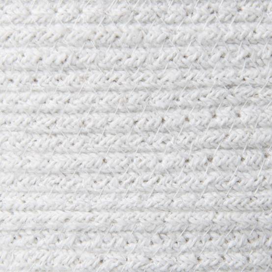 Paniers Blanc et Beige en Jute 20/25/30 cm Ronds Faits Main Rangement Intérieur pour Linge Facile à Entretenir Lot de 3 - Image 6