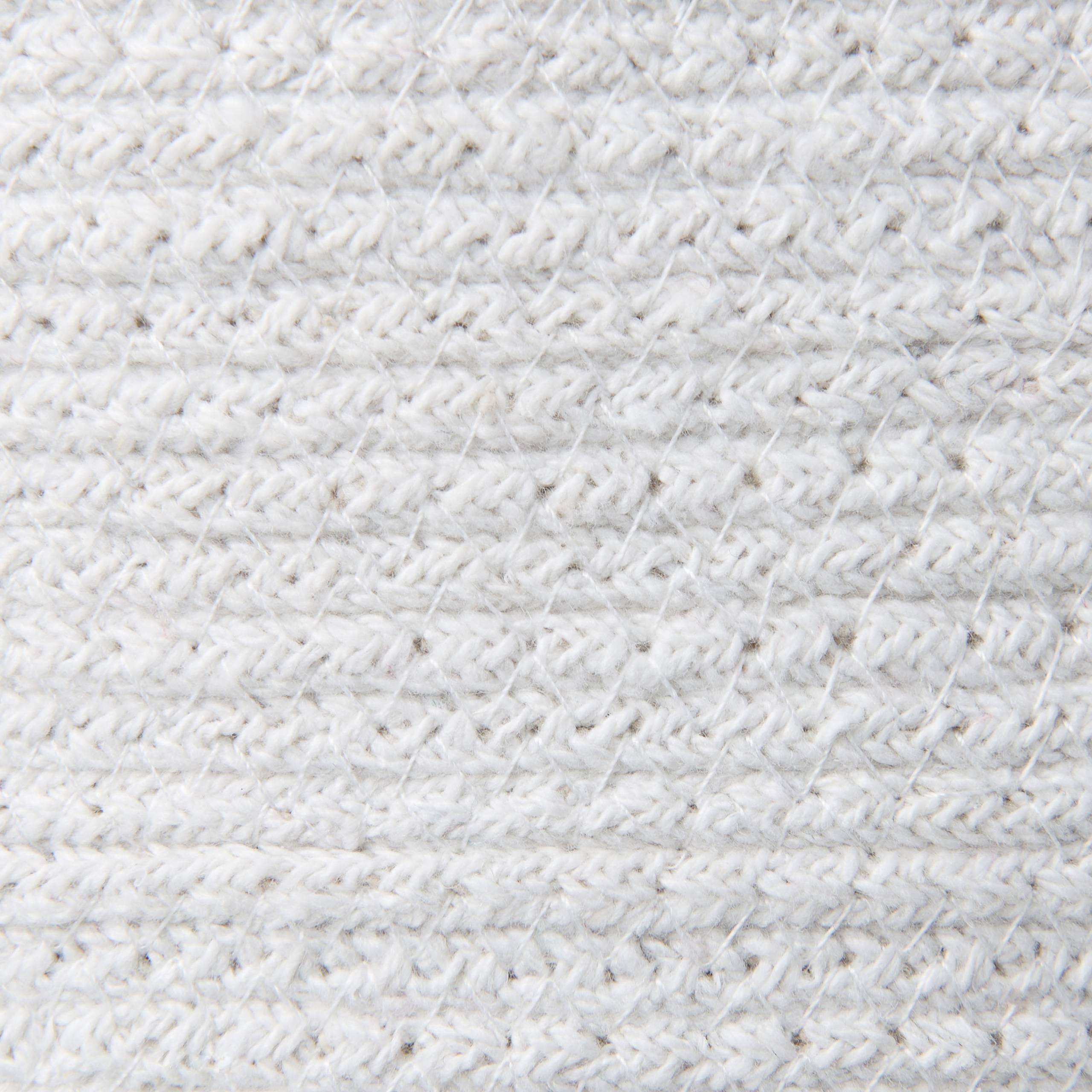 Paniers Blanc et Beige en Jute 20/25/30 cm Ronds Faits Main Rangement Intérieur pour Linge Facile à Entretenir Lot de 3 - Image 6