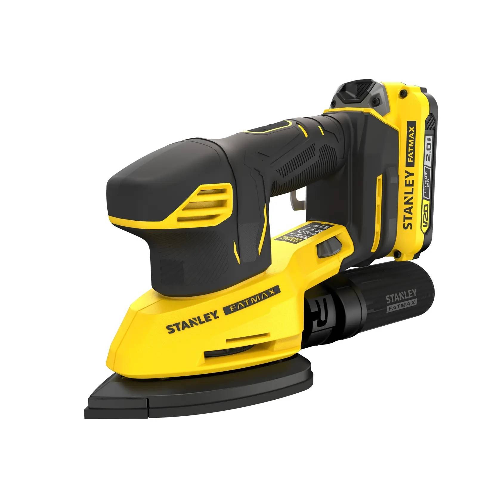 stanley - Ponceuse excentrique V20 18V + 1 batterie 2Ah | SFMCW220D1S-QW - Stanley - Image 2