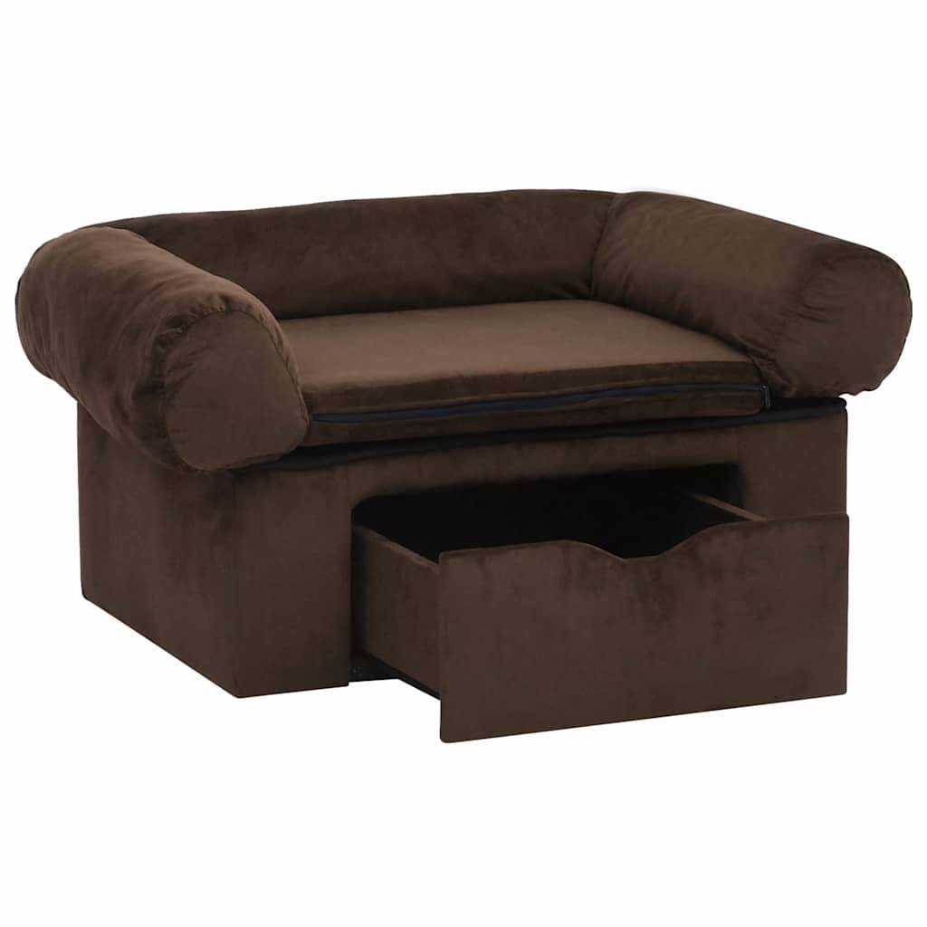 Panier velours marron  75 x 50 x 38 cm  - Prolenta premium p377.0 - Image 4