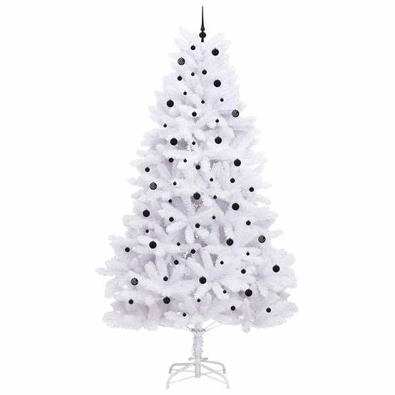 Sapin de Noël | Arbre de Noël Artificiel à Branches Articulées Blanc 300 cm Maison Chic - Image 4