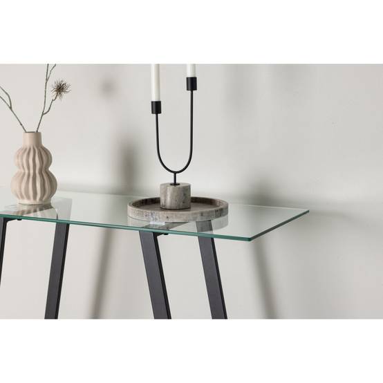 Venture Home - Console en verre et acier Horten - Image 8