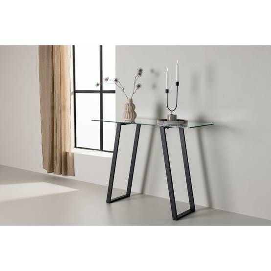 Venture Home - Console en verre et acier Horten - Image 10