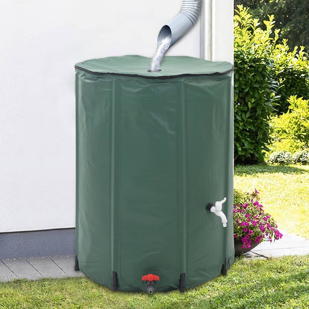 PANGIVO - Réservoir d'eau de pluie PVC vert 80 x 80 x 98 cm - PANGIVO - Image 1