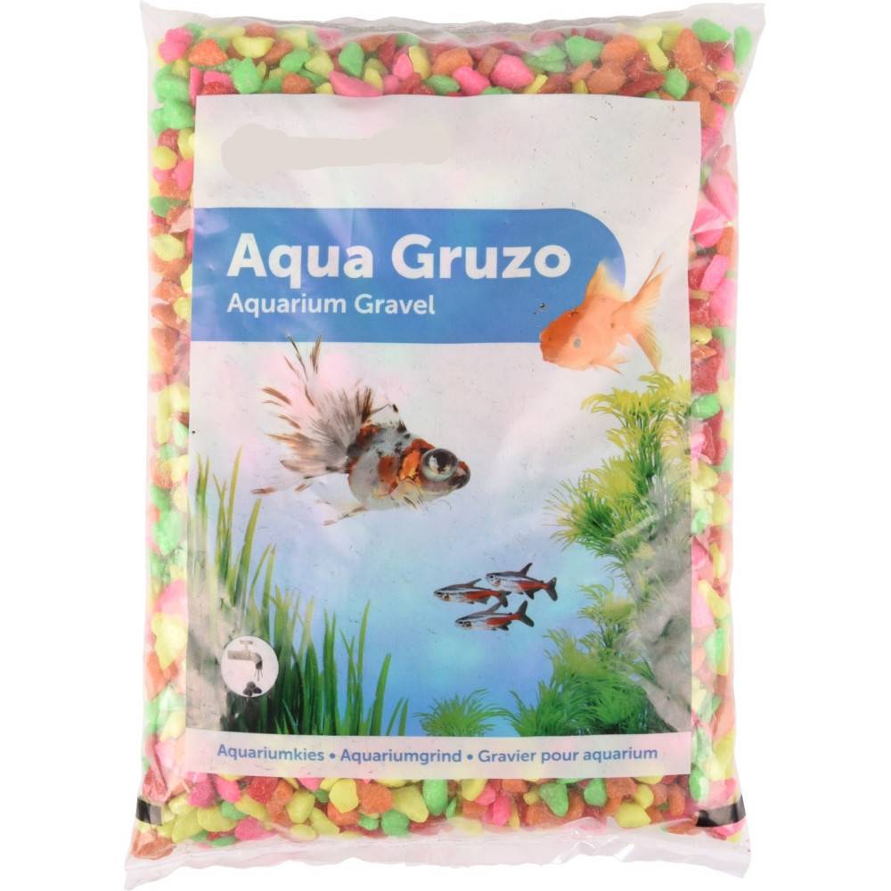 animallparadise - Gravier Neon rainbow mix 1kg pour aquarium. - Image 1