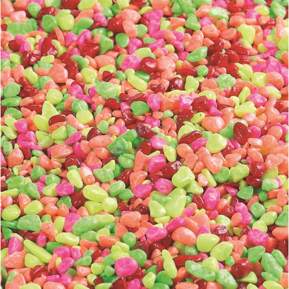 animallparadise - Gravier Neon rainbow mix 1kg pour aquarium. - Image 2