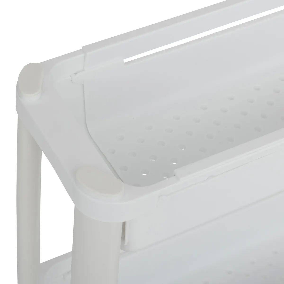Desserte de Cuisine Extensible "Resserre" 78cm Blanc - Image 3