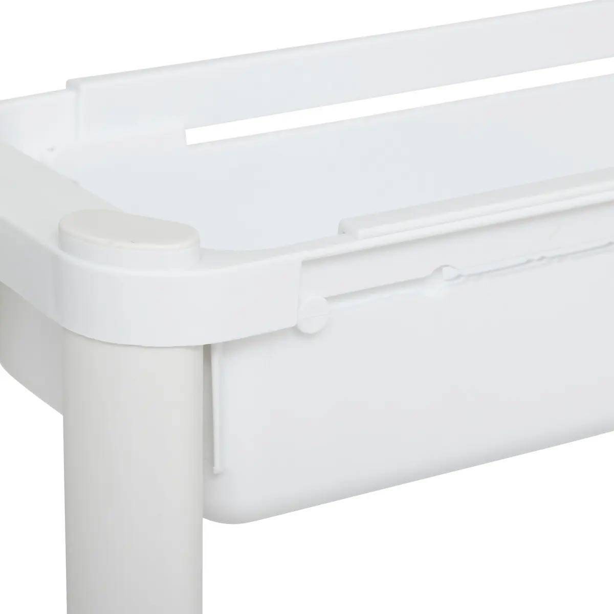 Desserte de Cuisine Extensible "Resserre" 78cm Blanc - Image 4