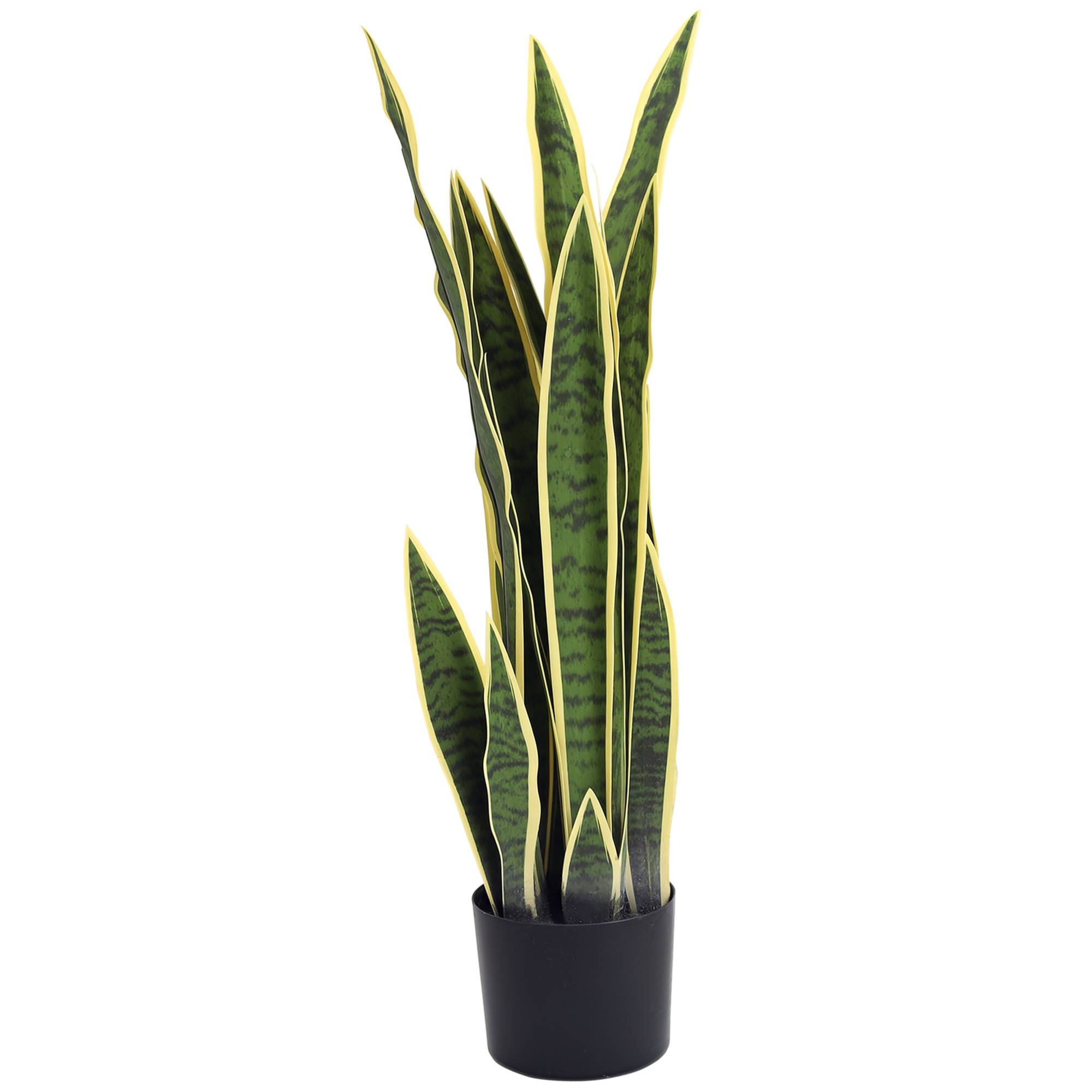 Sans Marque - Plante serpent artificielle 77cm en pot, pour salon, cadeau - Image 2