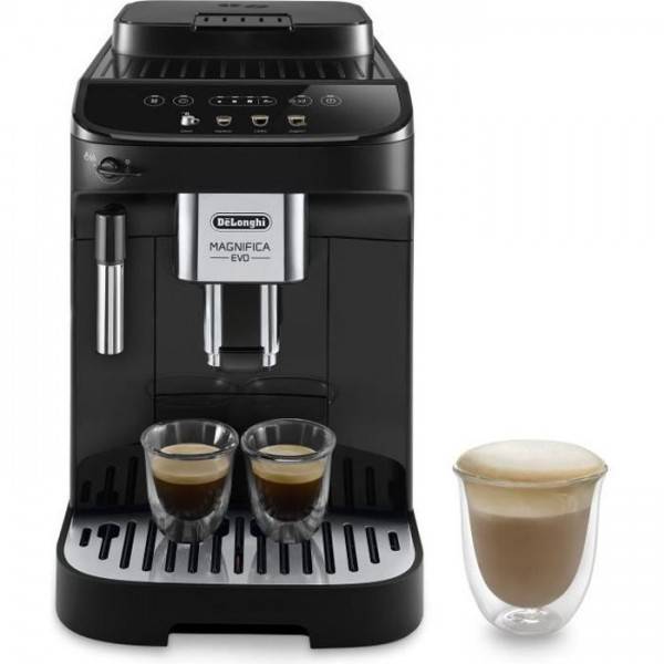 Machine a Cafe  expresso automatique avec broyeur - DELONGHI - Magnifica Evo ECAM290.22.B - 1450W - 3 boissons - 1,8L - Noir - Image 1