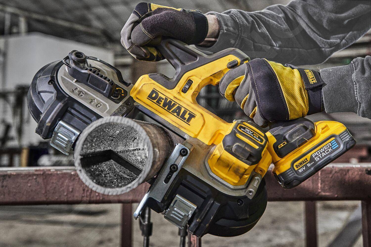 Dewalt - Scie à ruban XR Brushless 18V - DEWALT - Sans batterie, ni chargeur - coffret TSTAK - DCS378N-XJ - Image 8