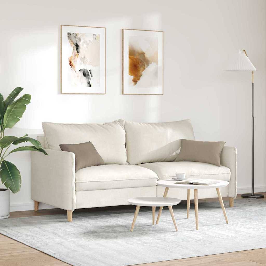 Lot de 2 Coussins de Canapé en Tissu Déhoussables pour Salon Décoration Intérieur Taupe 50x30 cm – ComfortXL Outdoor Living - Image 4