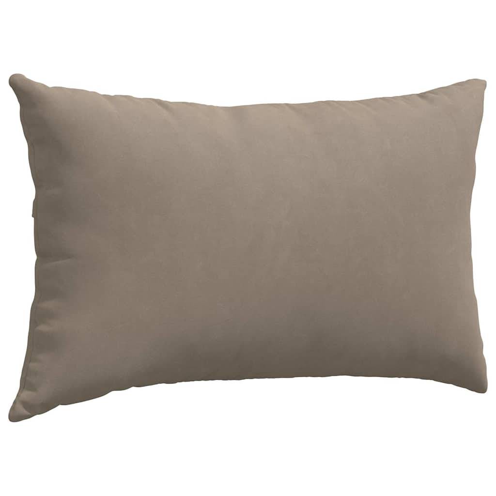 Lot de 2 Coussins de Canapé en Tissu Déhoussables pour Salon Décoration Intérieur Taupe 50x30 cm – ComfortXL Outdoor Living - Image 5