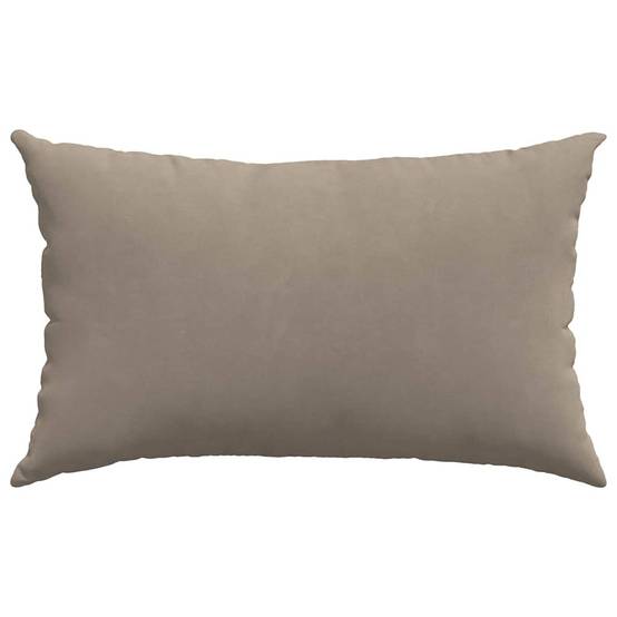Lot de 2 Coussins de Canapé en Tissu Déhoussables pour Salon Décoration Intérieur Taupe 50x30 cm – ComfortXL Outdoor Living - Image 6