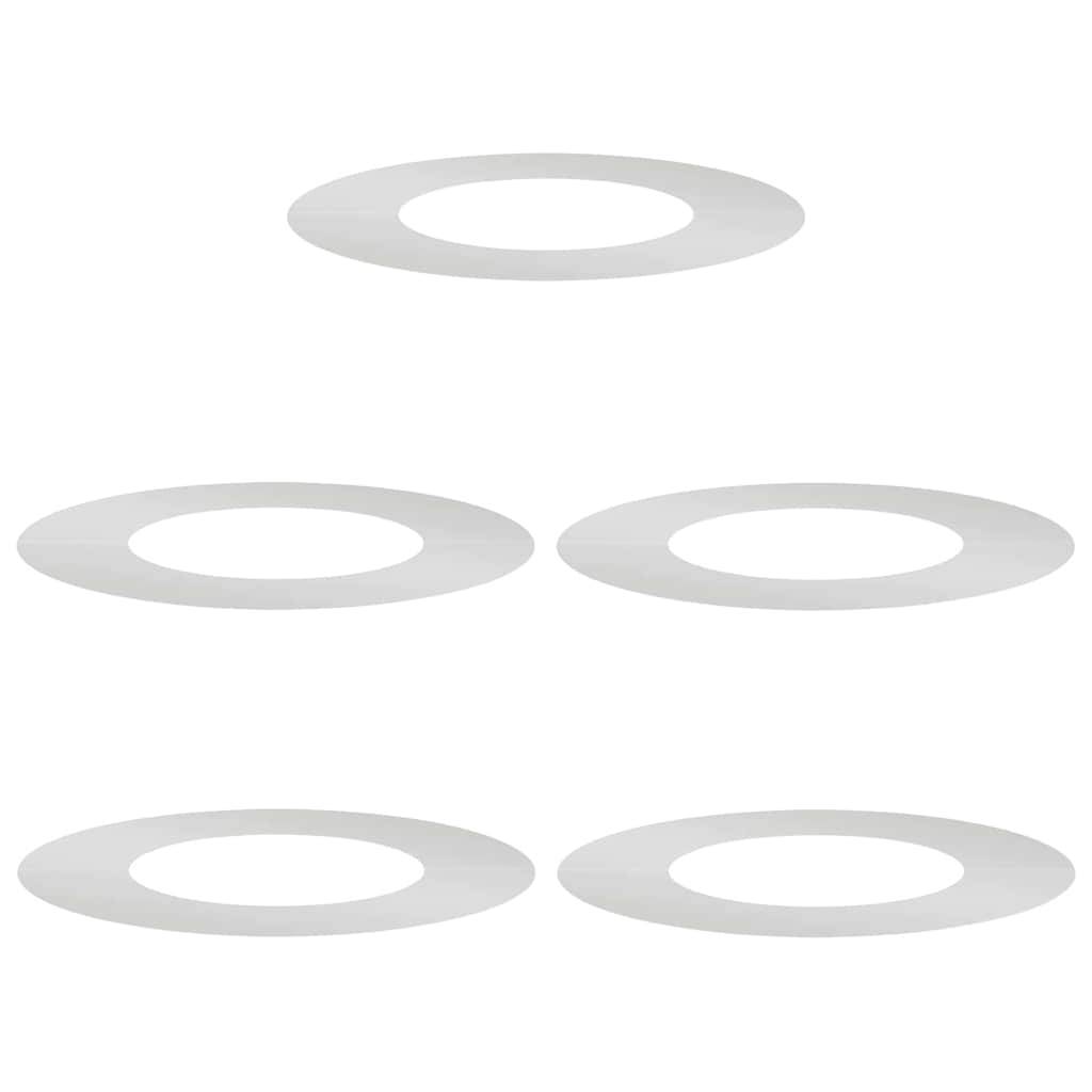 Entourage d'Arbre Plat Acier Galvanisé pour Jardin Protection Parterre Ø70 cm Gris - ComfortXL Outdoor Living - Image 2