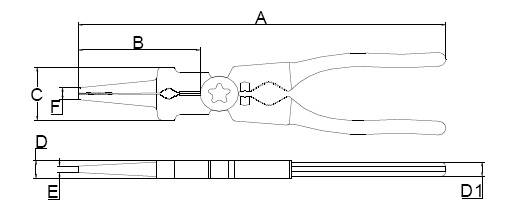 Pince de soudeur universelle multi-fonctions SAM - 252R22G - Image 3