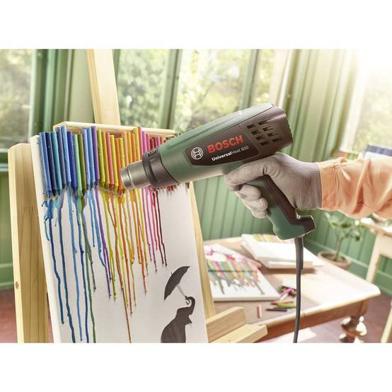 Bosch - Décapeur thermique UniversalHeat 600 - 1800 W - BOSCH VERT - avec mallette - 06032A6101 - Image 3