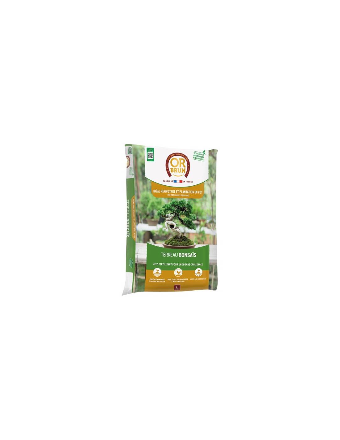 Or Brun - Terreau Bonsaïs Uab 6 L / Nc - Or Brun - Image 1