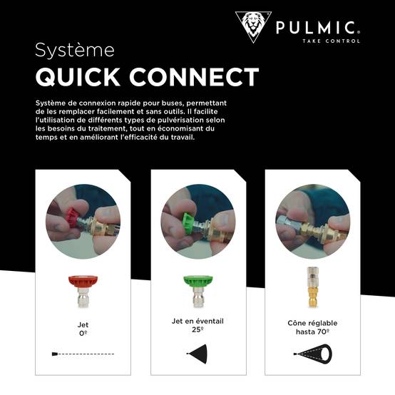 PULMIC Pulvérisateur Électrique Spécial Toiture et Nettoyage, 7 Bars Projette à 10m avec Lance en Acier INOX,Batterie Lithium 18V - Image 4