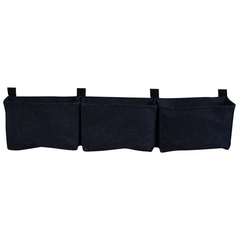 Forest Style - Balconnière 3 sacs noirs en feutre géotextile - Bag 4 Plant - Image 1