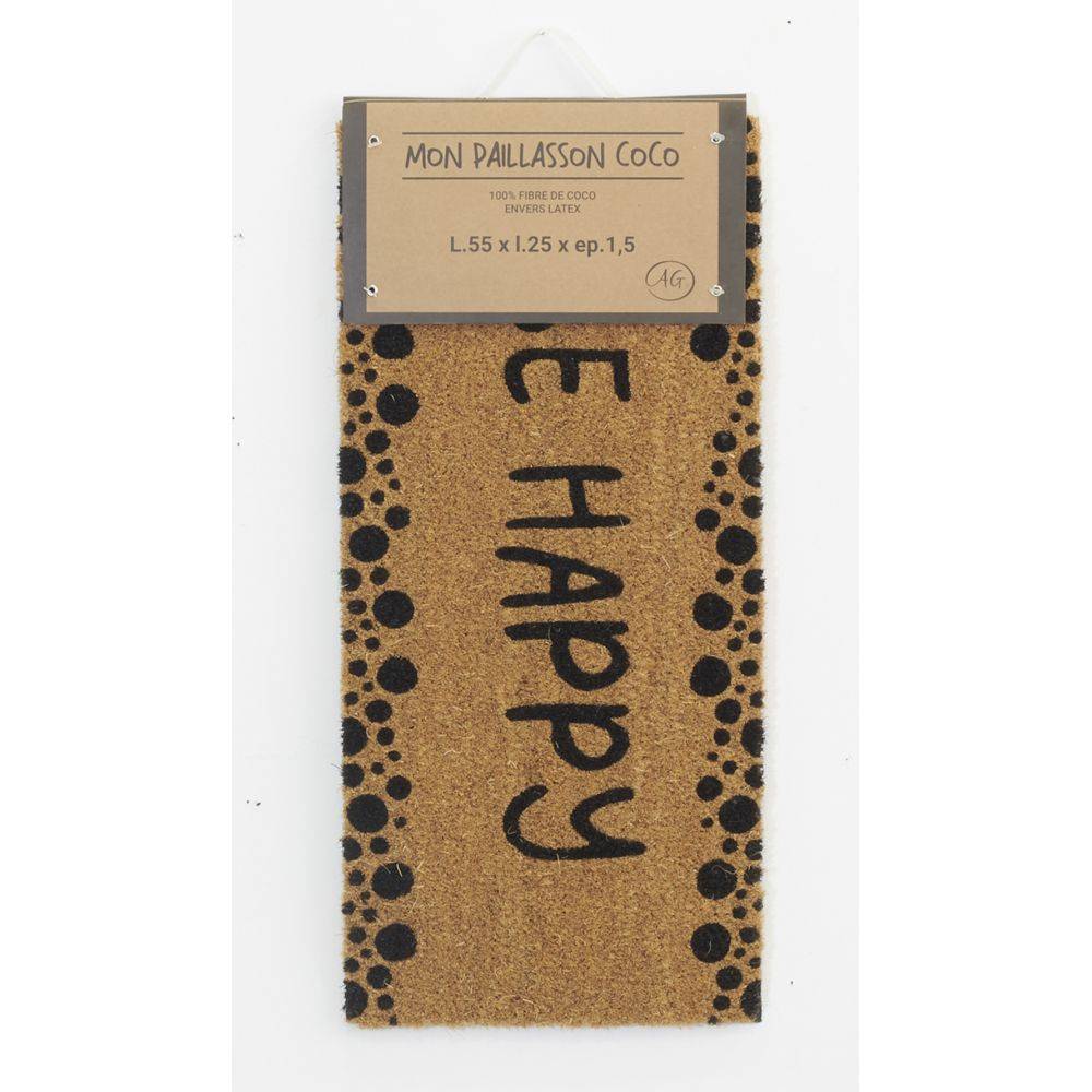 Aubry Gaspard - Petit paillasson Be Happy en coco Be happy - Image 3