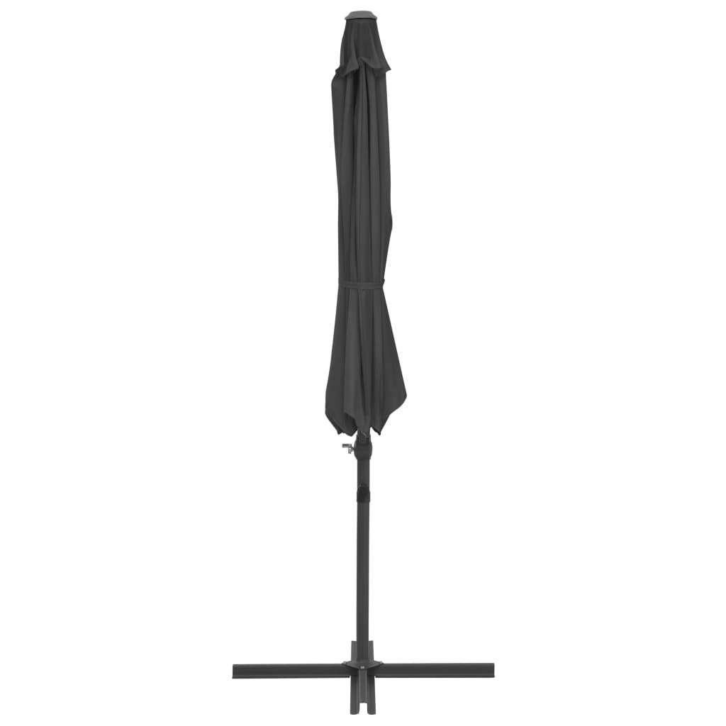 Helloshop26 - Parasol avec base portable diamètre 3 m anthracite - Image 5
