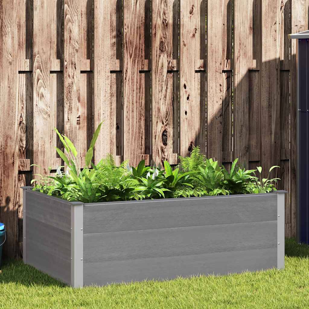 Vidaxl - Lit surélevé de jardin WPC 150x100x54 cm Gris vidaXL 43609 - Image 1