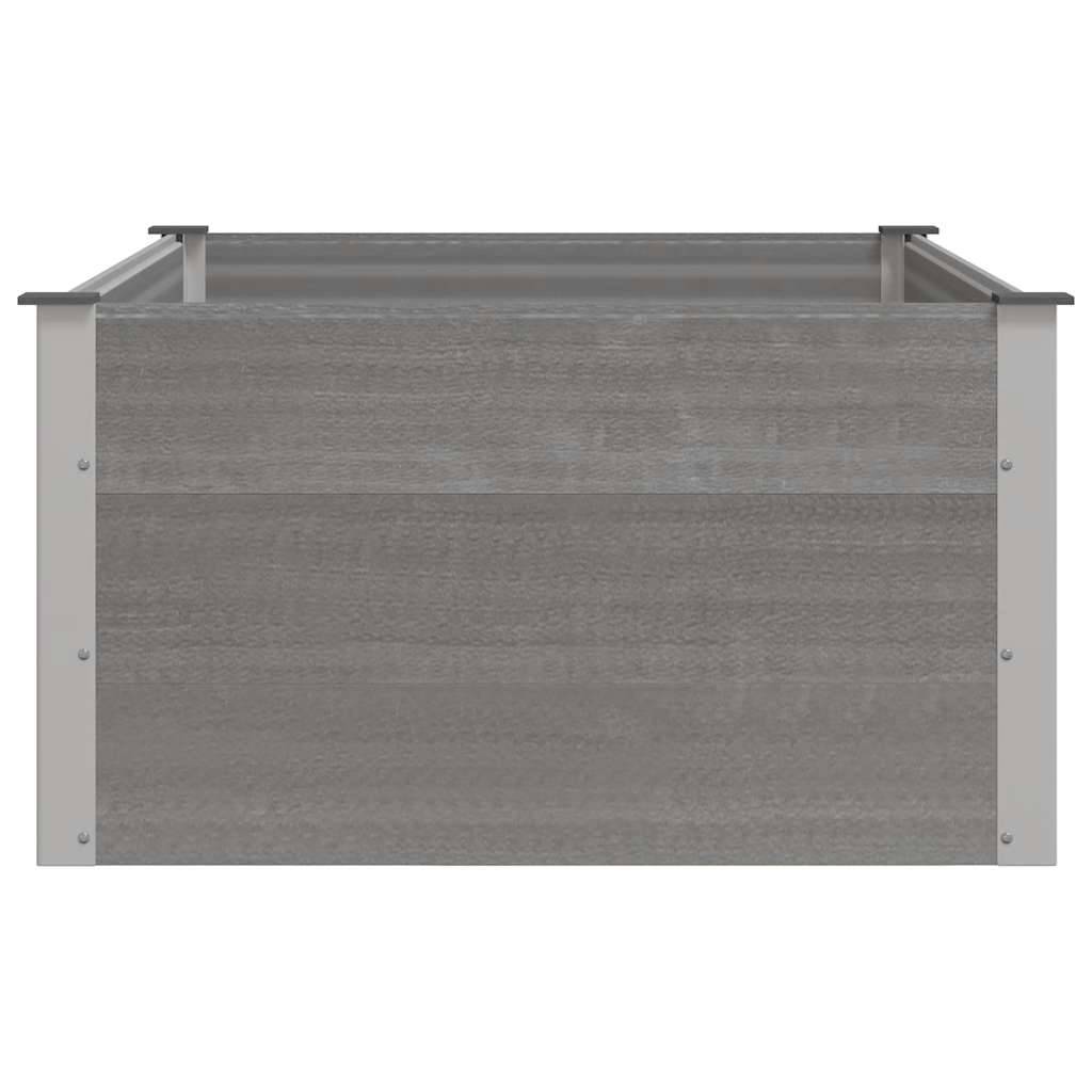 Vidaxl - Lit surélevé de jardin WPC 150x100x54 cm Gris vidaXL 43609 - Image 7