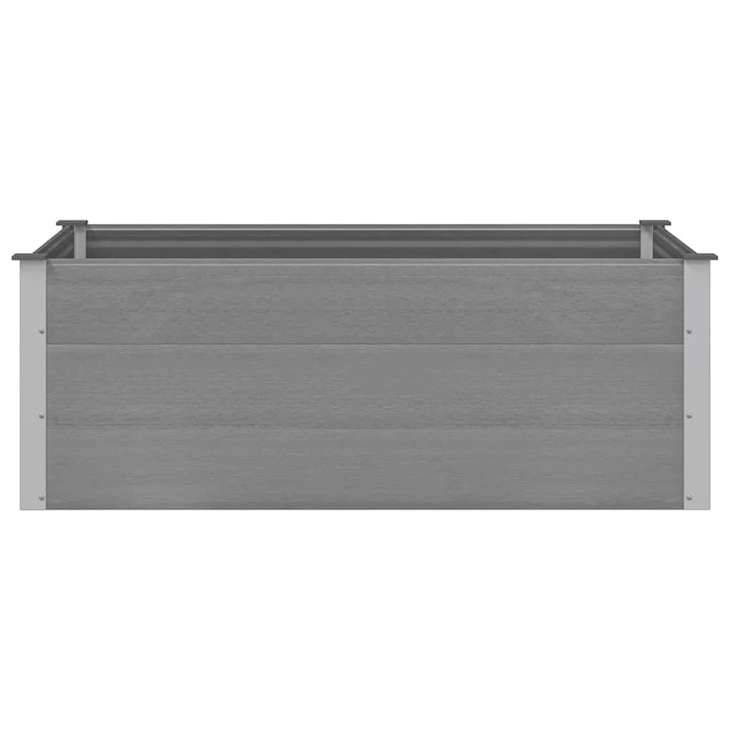 Vidaxl - Lit surélevé de jardin WPC 150x100x54 cm Gris vidaXL 43609 - Image 6