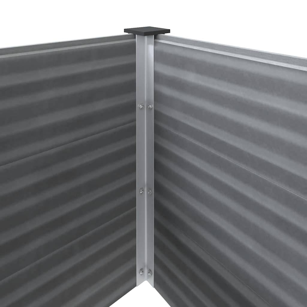 Vidaxl - Lit surélevé de jardin WPC 150x100x54 cm Gris vidaXL 43609 - Image 5
