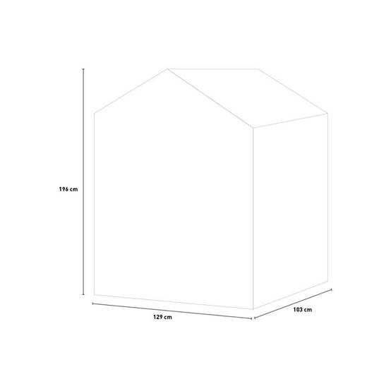 Keter - Abri de jardin en résine PVC avec plancher 129x103x196cm PVCBox - Image 9