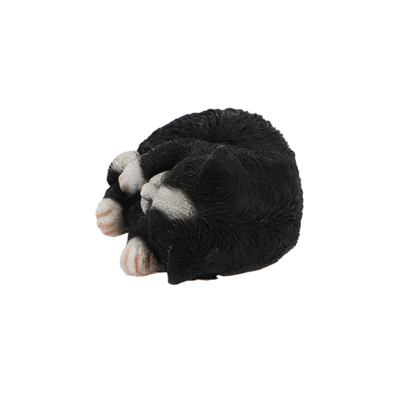 Figurine de chat endormi en polyrésine - L 14 x P 10 x H 6,5 cm - Modèle aléatoire - Image 10