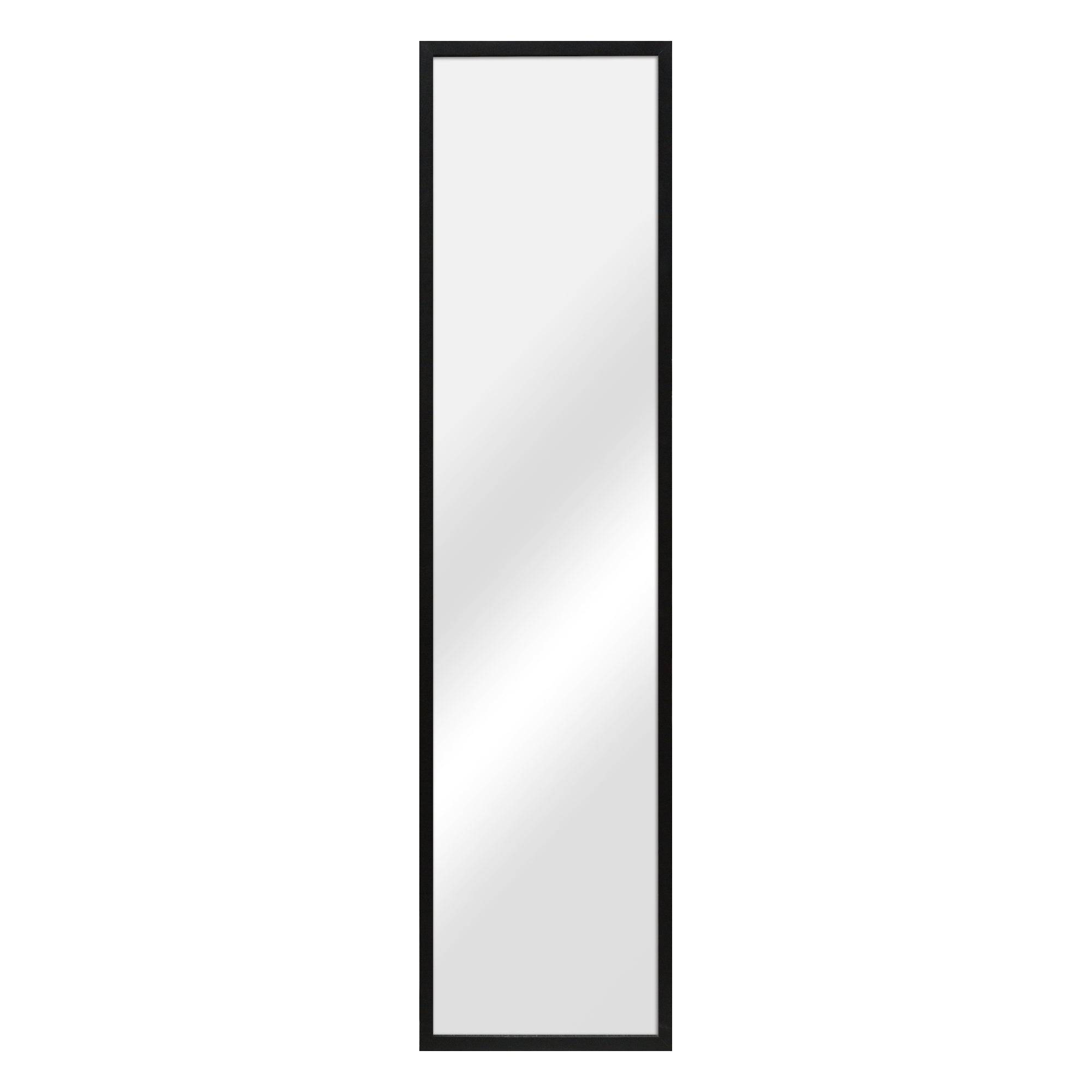 Helloshop26 - Miroir sur pied psyché inclinable 150 x 35 cm chambre salle de bain noir - Image 2