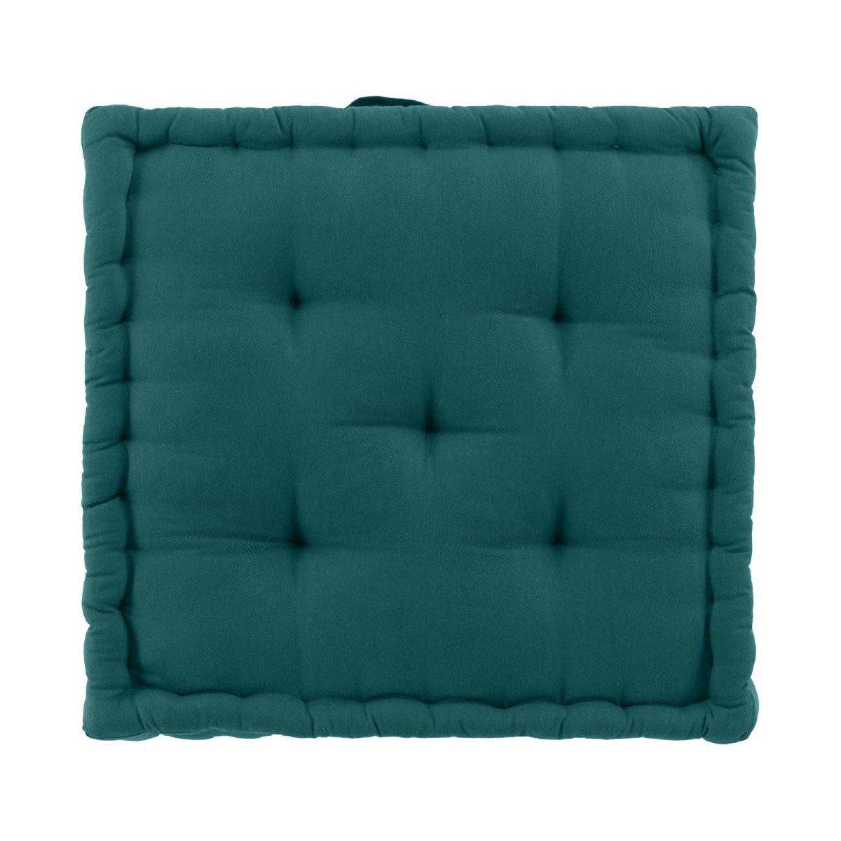 Coussin de Sol "Twily" 50x50cm Emeraude - Image 1