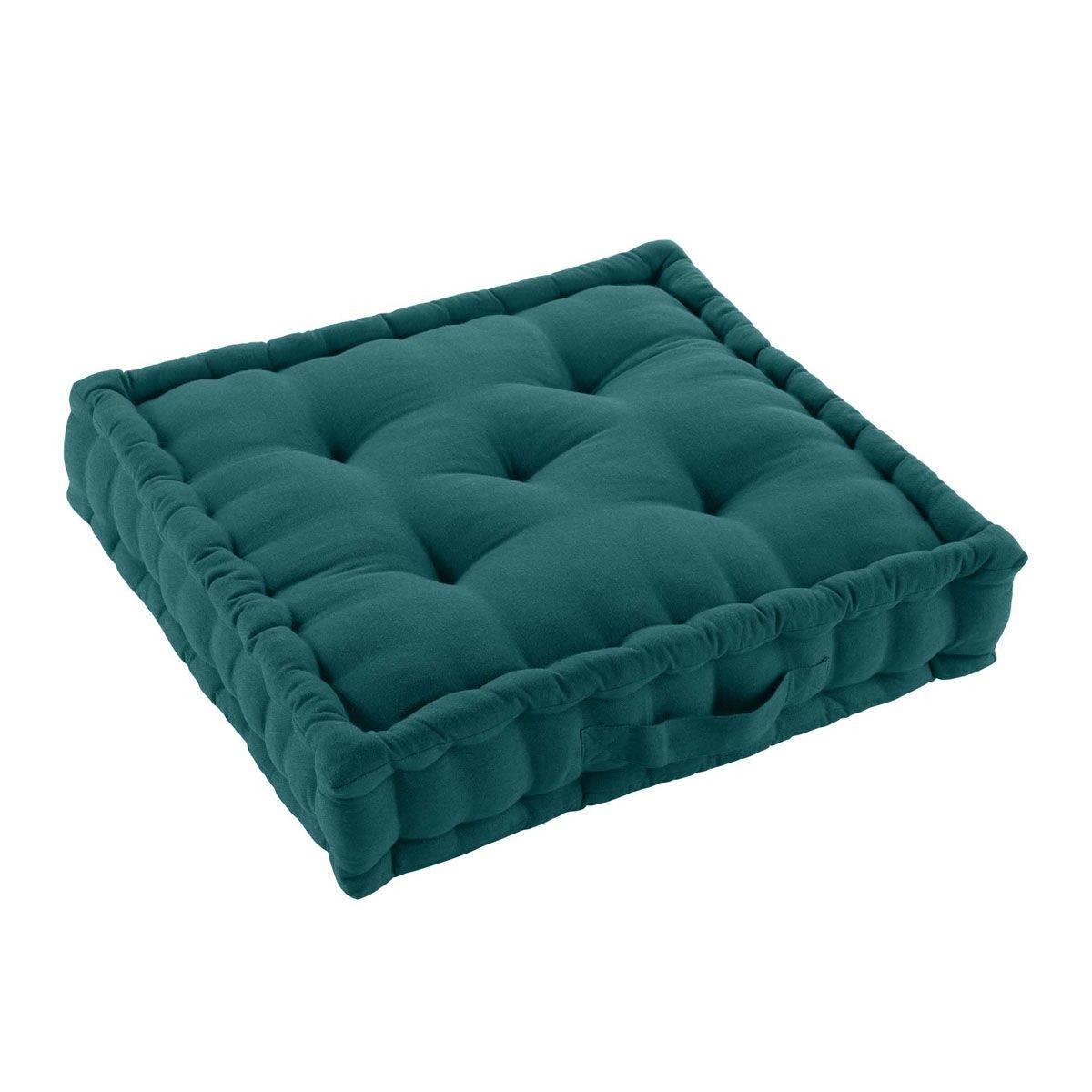Coussin de Sol "Twily" 50x50cm Emeraude - Image 2