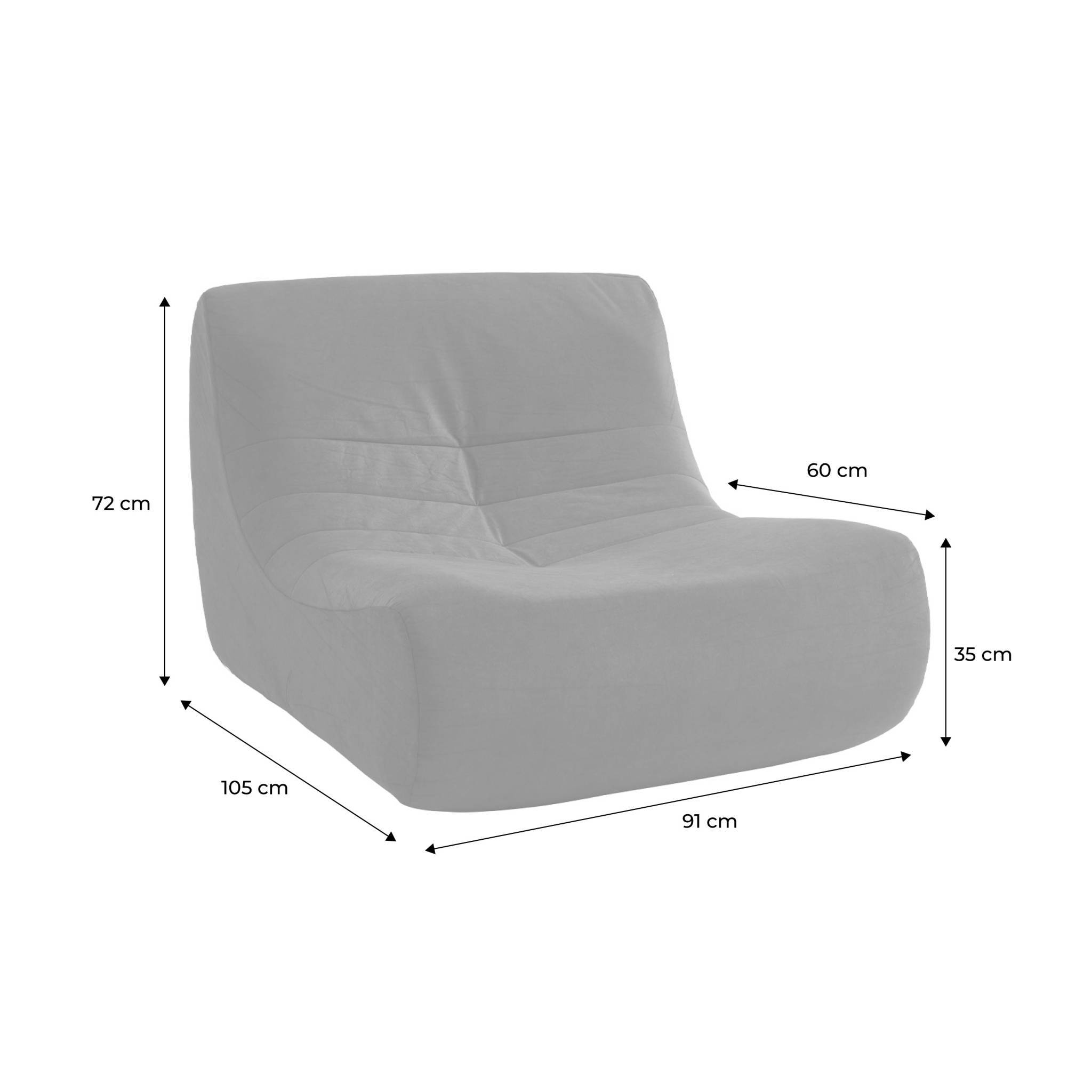 sweeek - Fauteuil chauffeuse en velours style contemporain 1 place vert | sweeek - Image 3