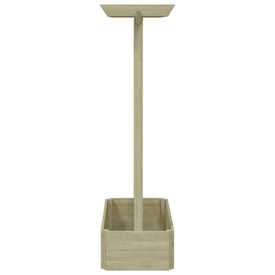 Jardinière Pergola Treillis Bois Pin Imprégné Terrasse 162cm - ComfortXL Outdoor Living - Image 3